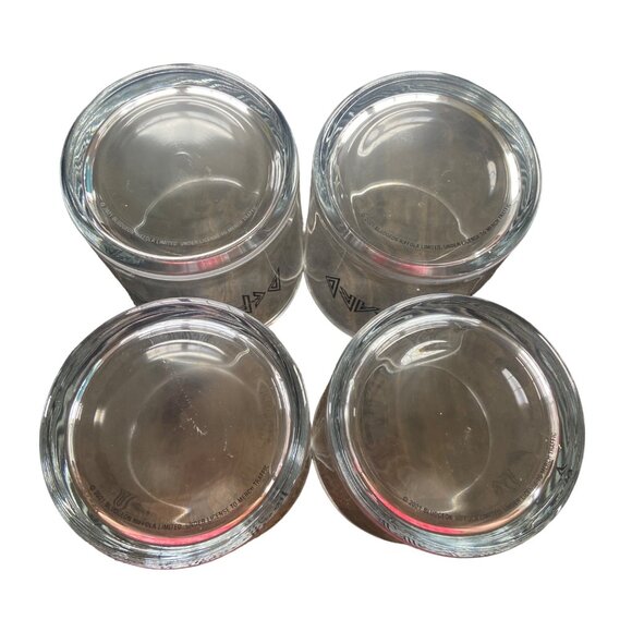 Def Leppard Set of 4 Low Ball Cocktail Glasses Size 3.5" x 4" New in Box - Picture 6 of 14